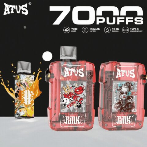 DE012 Vaper Desechable Puffs 7000 Caladas Vapers ATVS Vape