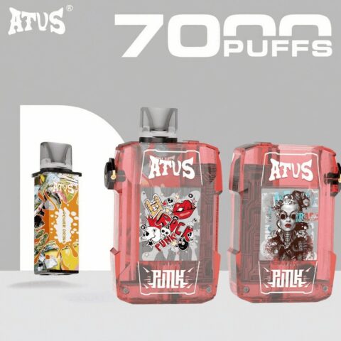 DE012 Vaper Desechable Puffs 7000 Caladas Vapers ATVS Vape
