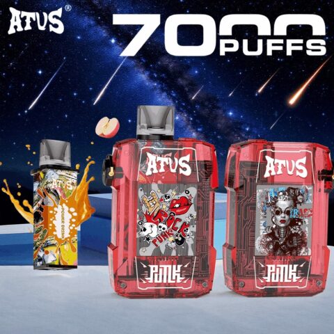 DE012 Vaper Desechable Puffs 7000 Caladas Vapers ATVS Vape