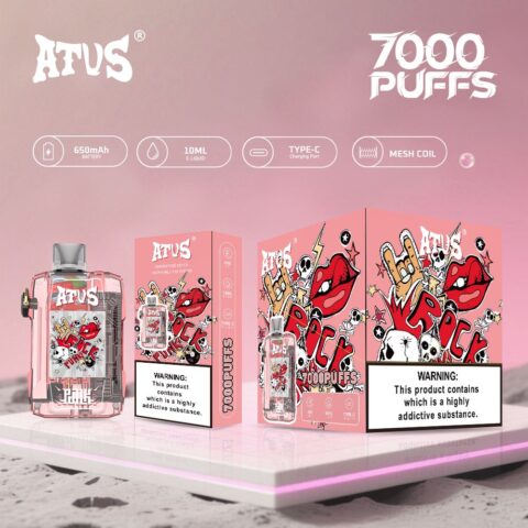 DE012 Vaper Desechable Puffs 7000 Caladas Vapers ATVS Vape