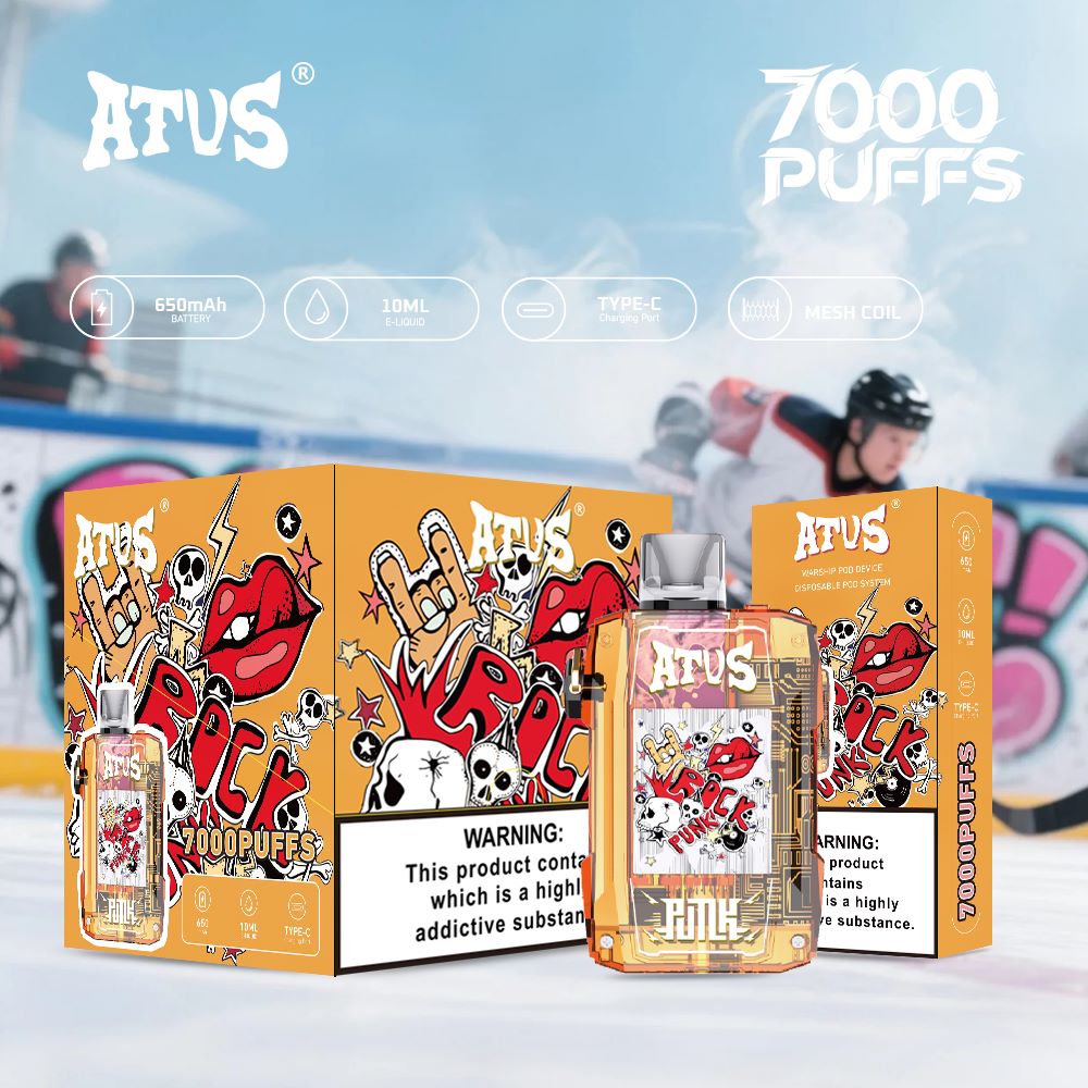 DE012 Vaper Desechable Puffs 7000 Caladas Vapers ATVS Vape