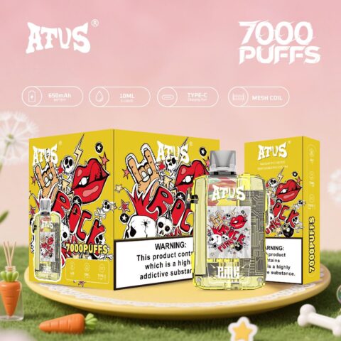 DE012 Vaper Desechable Puffs 7000 Caladas Vapers ATVS Vape