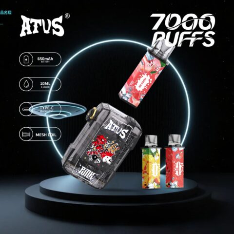 DE012 Vaper Desechable Puffs 7000 Caladas Vapers ATVS Vape
