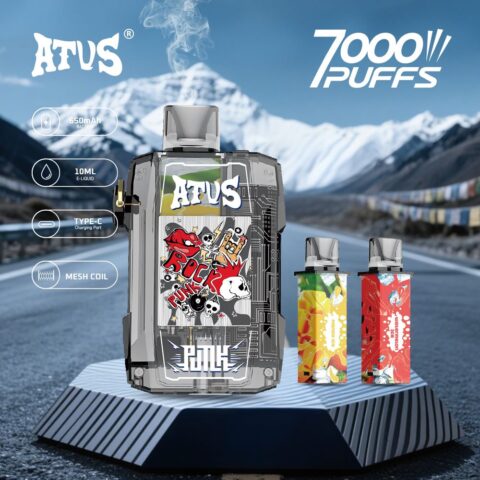 DE012 Vaper Desechable Puffs 7000 Caladas Vapers ATVS Vape