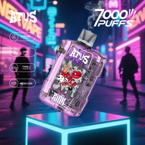 DE012 Vaper Desechable Puffs 7000 Caladas Vapers ATVS Vape