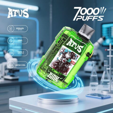 DE012 Vaper Desechable Puffs 7000 Caladas Vapers ATVS Vape