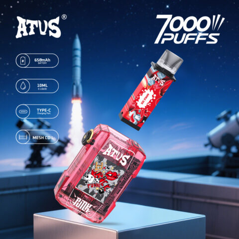 DE021 Einweg E-Zigarette 30000 Züge mit LED-Anzeige wiederaufladbar und einstellbarer Luftstrom MTL DTL ATVS