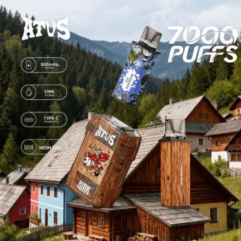 DE021 Einweg E-Zigarette 30000 Züge mit LED-Anzeige wiederaufladbar und einstellbarer Luftstrom MTL DTL ATVS