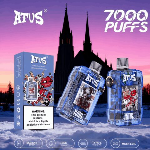 DE021 Einweg E-Zigarette 30000 Züge mit LED-Anzeige wiederaufladbar und einstellbarer Luftstrom MTL DTL ATVS