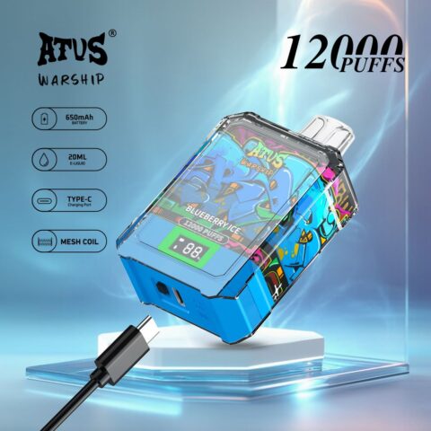 DE013A Vaper Desechable Puffs 12000 Caladas Vapers ATVS Vape