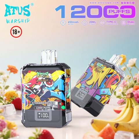 DE013A Vaper Desechable Puffs 12000 Caladas Vapers ATVS Vape