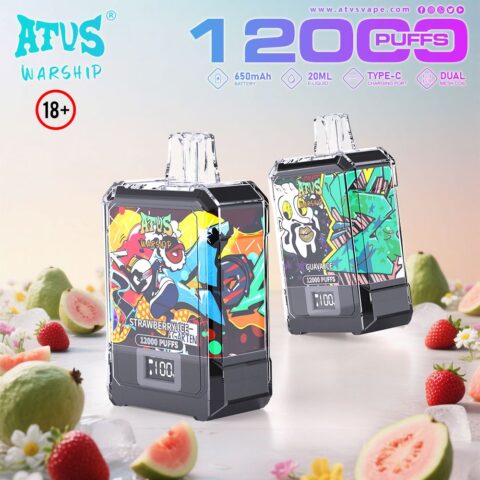 DE013A Vaper Desechable Puffs 12000 Caladas Vapers ATVS Vape