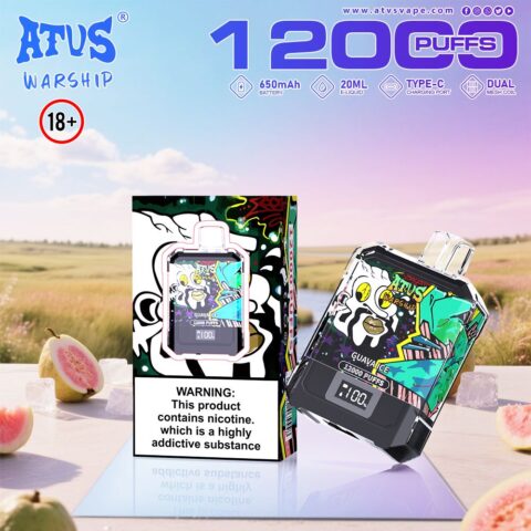 DE013A Vaper Desechable Puffs 12000 Caladas Vapers ATVS Vape