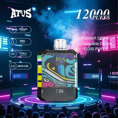 DE013A Vaper Desechable Puffs 12000 Caladas Vapers ATVS Vape