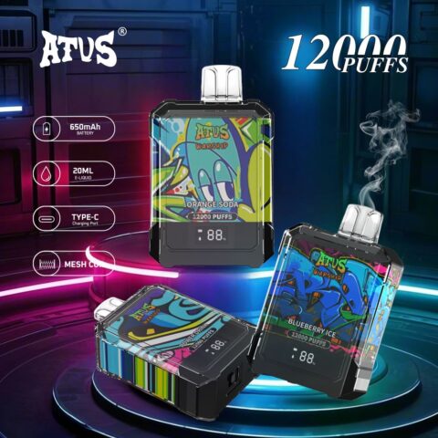 DE013A Vaper Desechable Puffs 12000 Caladas Vapers ATVS Vape