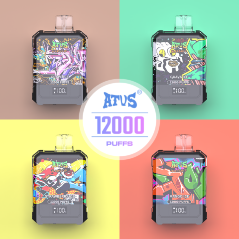 DE013A Vaper Desechable Puffs 12000 Caladas Vapers ATVS Vape