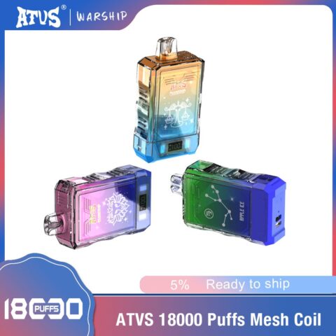 DE015 Vaper Desechable Puffs 18000 Caladas Vapers ATVS Vape