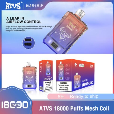 DE015 Vaper Desechable Puffs 18000 Caladas Vapers ATVS Vape