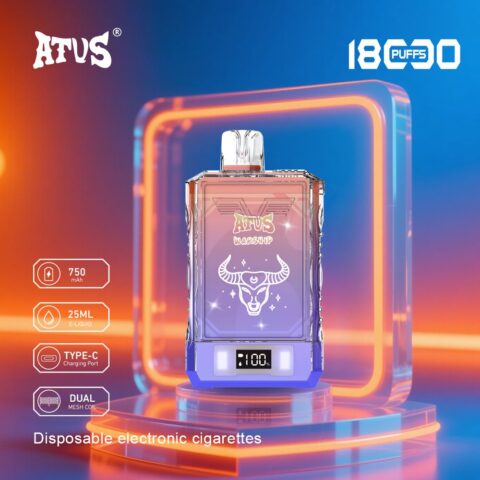 DE015 Vaper Desechable Puffs 18000 Caladas Vapers ATVS Vape