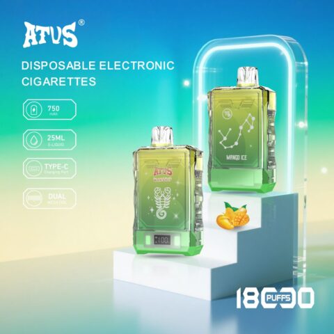 DE015 Vaper Desechable Puffs 18000 Caladas Vapers ATVS Vape