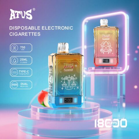 DE015 Vaper Desechable Puffs 18000 Caladas Vapers ATVS Vape