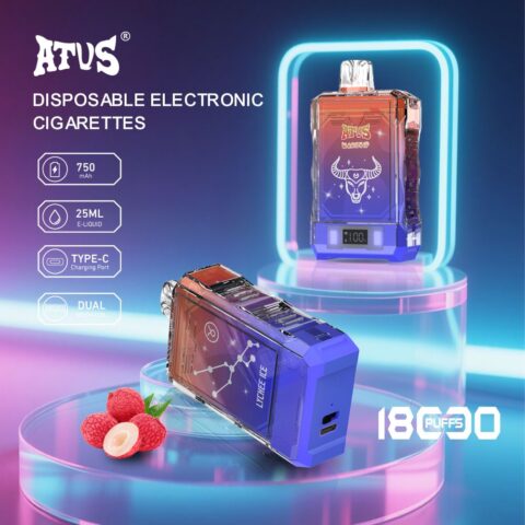 DE015 Vaper Desechable Puffs 18000 Caladas Vapers ATVS Vape