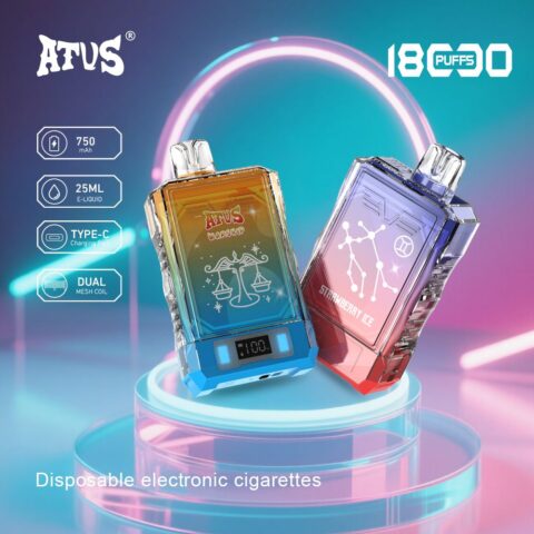 DE015 Vaper Desechable Puffs 18000 Caladas Vapers ATVS Vape