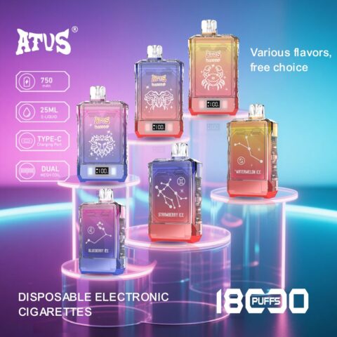 DE015 Vaper Desechable Puffs 18000 Caladas Vapers ATVS Vape