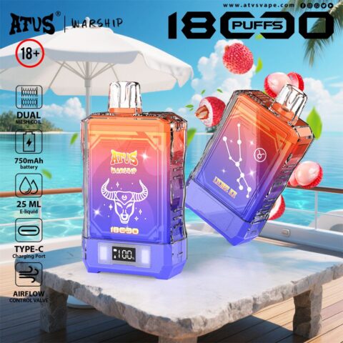 DE015 Vaper Desechable Puffs 18000 Caladas Vapers ATVS Vape