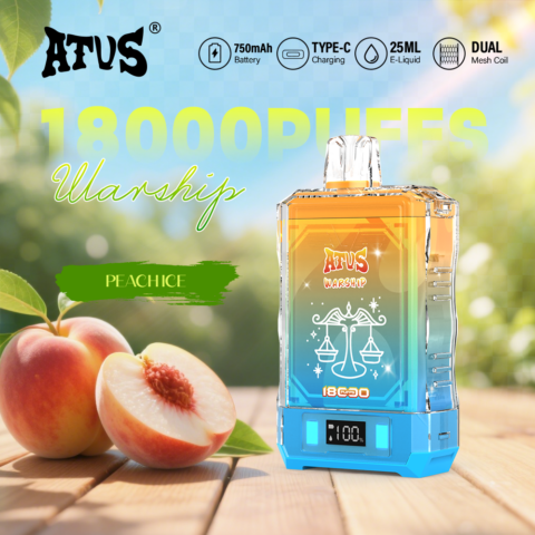 DE015 Vaper Desechable Puffs 18000 Caladas Vapers ATVS Vape