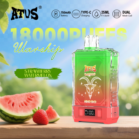 DE015 Vaper Desechable Puffs 18000 Caladas Vapers ATVS Vape
