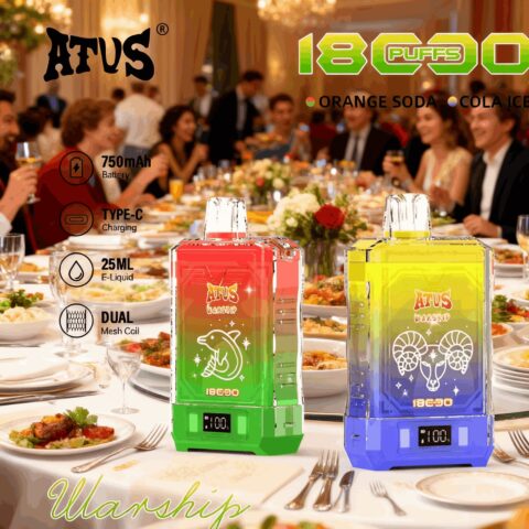 DE015 Vaper Desechable Puffs 18000 Caladas Vapers ATVS Vape