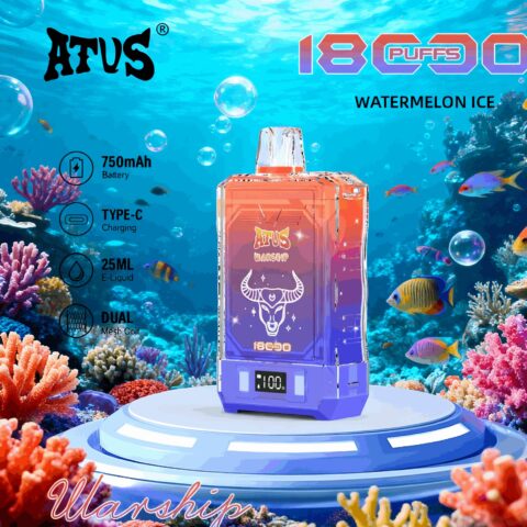 DE015 Vaper Desechable Puffs 18000 Caladas Vapers ATVS Vape