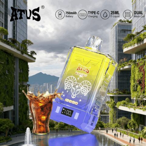 DE015 Vaper Desechable Puffs 18000 Caladas Vapers ATVS Vape