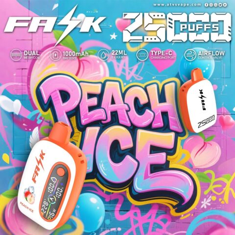 DE016 Vaper Desechable Puffs 25000 Caladas Vapers ATVS Vape