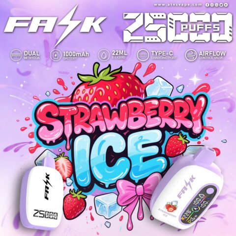 DE016 Vaper Desechable Puffs 25000 Caladas Vapers ATVS Vape