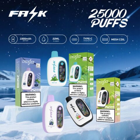 DE016 Vaper Desechable Puffs 25000 Caladas Vapers ATVS Vape
