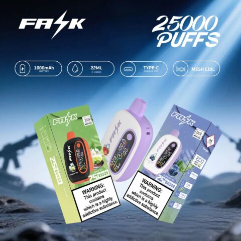 DE016 Vaper Desechable Puffs 25000 Caladas Vapers ATVS Vape