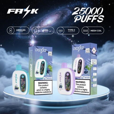 DE016 Vaper Desechable Puffs 25000 Caladas Vapers ATVS Vape