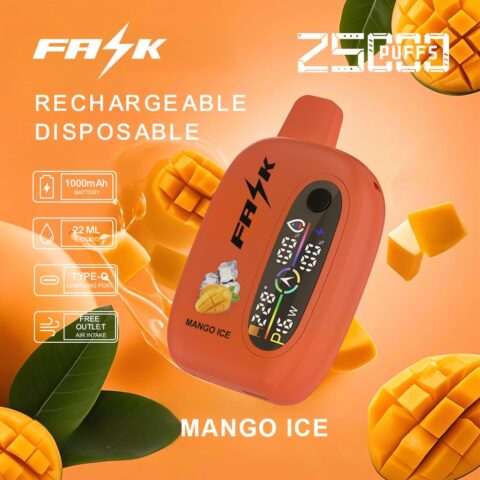 DE016 Vaper Desechable Puffs 25000 Caladas Vapers ATVS Vape