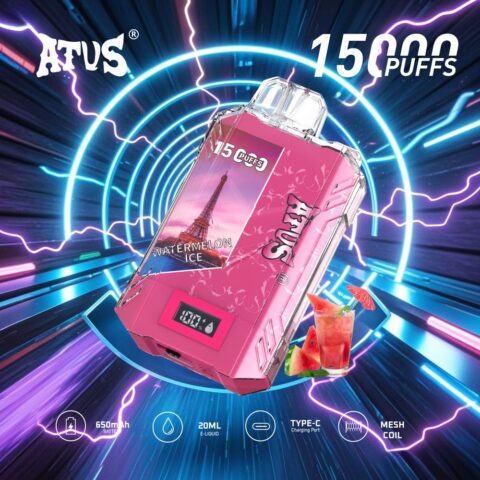 DE017 Vaper Desechable Puffs 15000 Caladas Vapers ATVS Vape