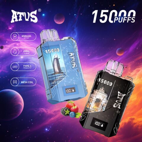 DE017 Vaper Desechable Puffs 15000 Caladas Vapers ATVS Vape