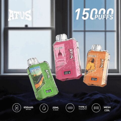 DE017 Vaper Desechable Puffs 15000 Caladas Vapers ATVS Vape