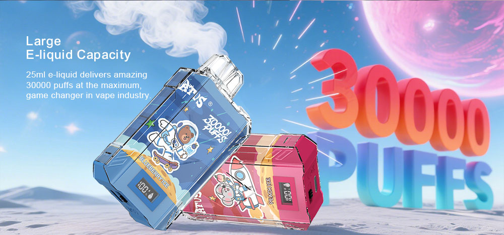 DE017 Vaper Desechable Puffs 30000 Caladas Vapers ATVS Vape