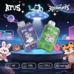 Vape desechable 30000 caladas con pantalla LED y flujo de aire ajustable, recargable, nuevo estilo, bobina de malla doble, masking vape, pantalla DTL, ATVS ATUS, 650 mAh, carga rápida