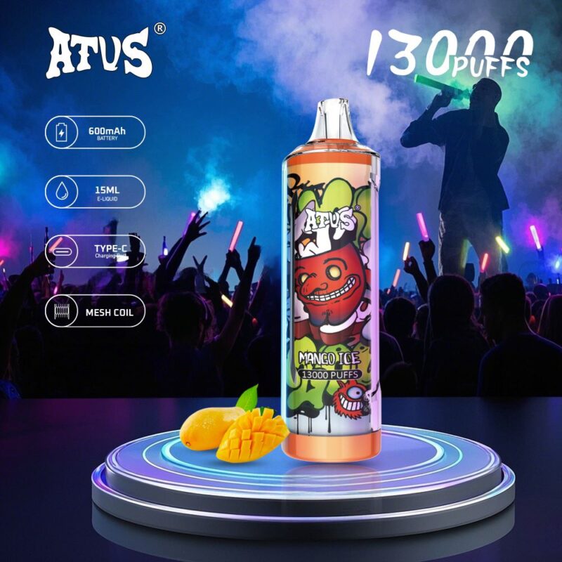 Vaper Desechable Puffs 13000 Caladas Vapers Almacén de cigarrillos electrónicos desechables ATVS ATUS más populares