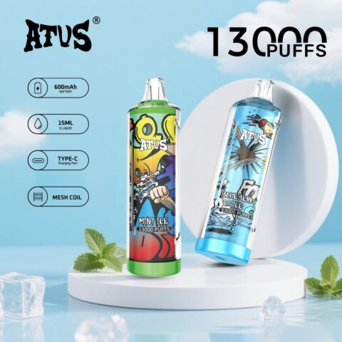 DE018 Vaper Desechable Puffs 13000 Caladas Vapers ATVS Vape
