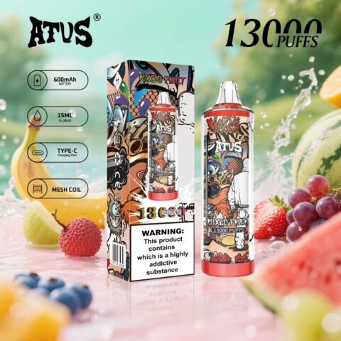 DE018 Vaper Desechable Puffs 13000 Caladas Vapers ATVS Vape