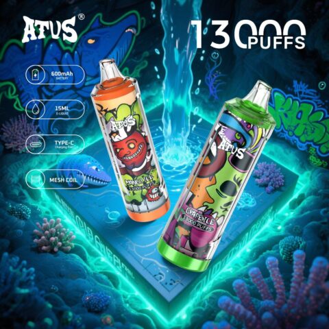 DE018 Vaper Desechable Puffs 13000 Caladas Vapers ATVS Vape