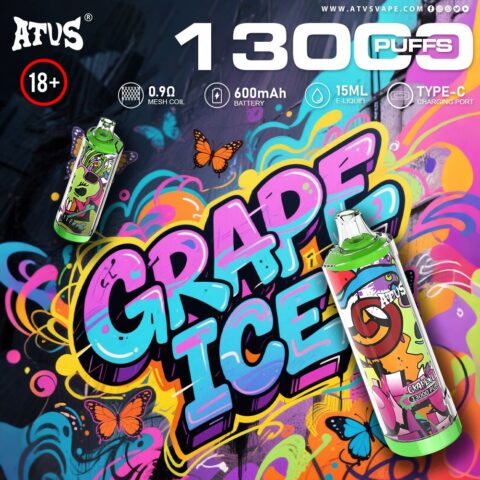 DE018 Vaper Desechable Puffs 13000 Caladas Vapers ATVS Vape